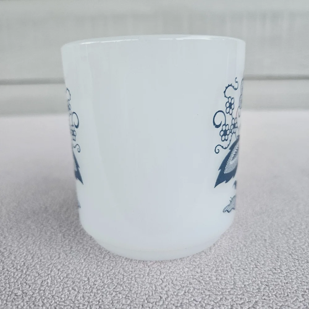 Glasbake milk glass